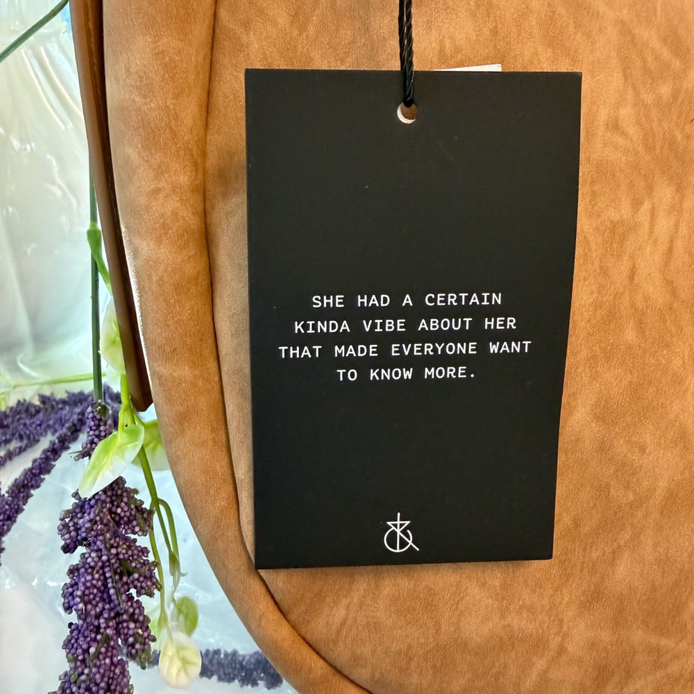 4th & RECKLESS Una Faux Suede Crescent Shoulder Bag - Picture 14 of 16